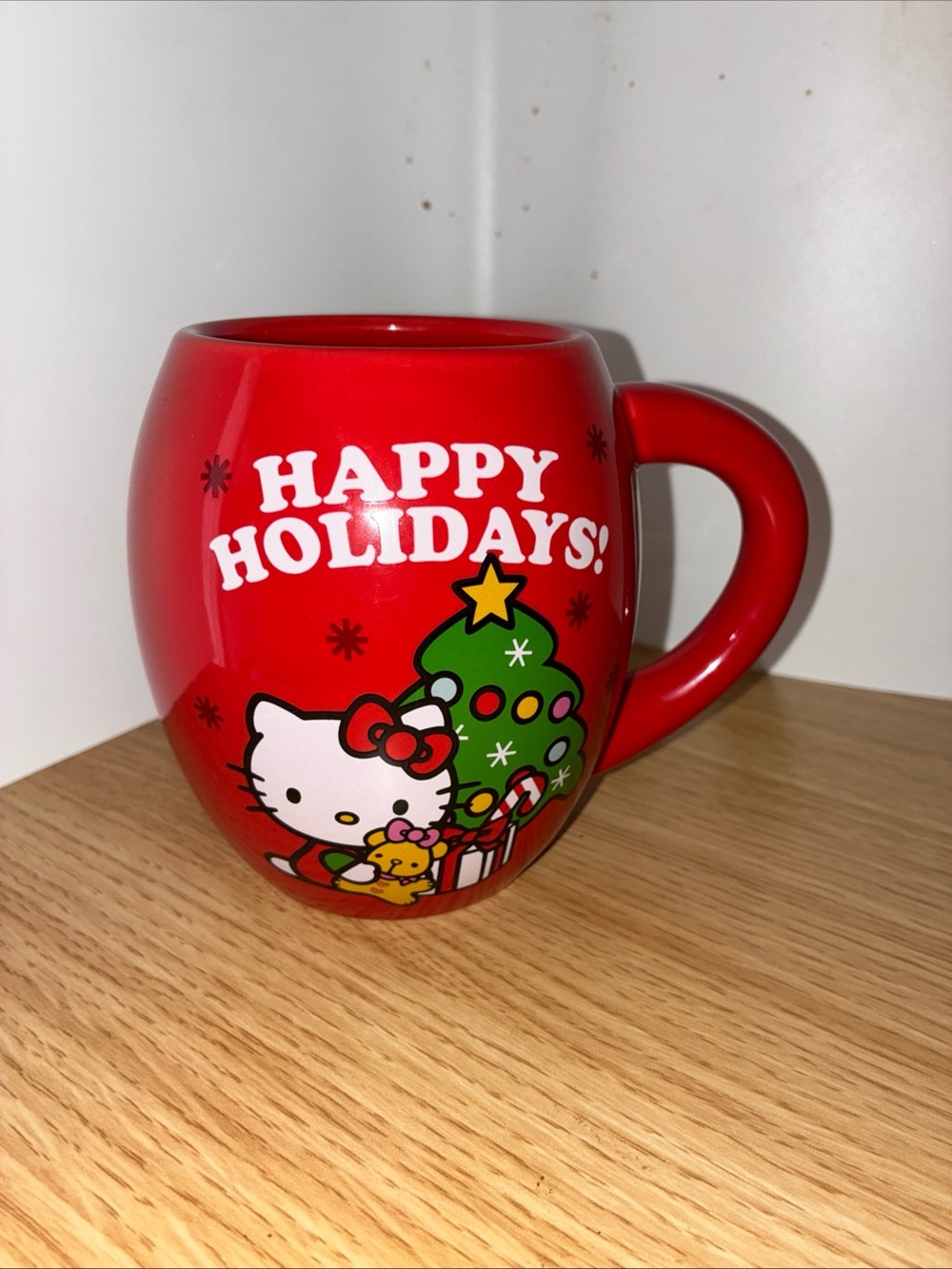 Sanrio Hello Kitty Red Holiday Tree Ceramic Mug